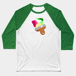 Pride Paintbrush Baseball T-Shirt